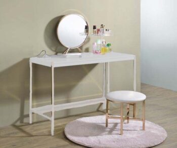 Midriaks Vanity Mirror & Stool by ACME