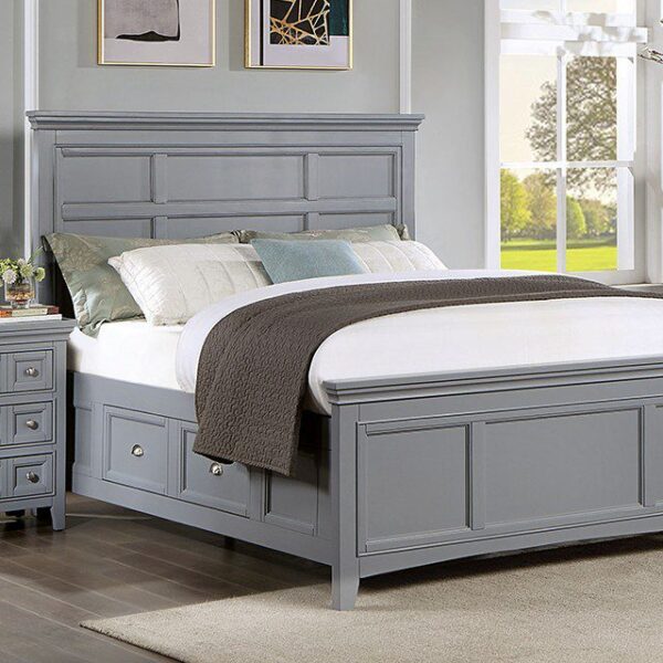 Gray Castlile Bed CM7413GY By Furniture of America 8