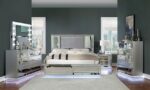 Silver BELLADONNA BED CM7417SV By Furniture of America 9