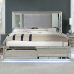 Silver BELLADONNA BED CM7417SV By Furniture of America 10