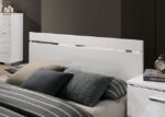 White/Chrome ERLACH BED FOA7189WH By Furniture of America 13