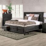 Charcoal OAKRIDGE BED EM7074DG By Furniture of America 13