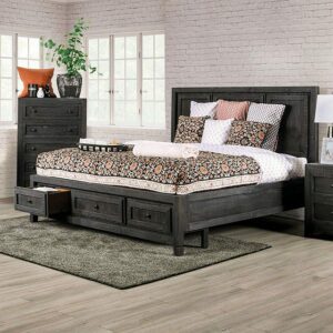 Charcoal OAKRIDGE BED EM7074DG By Furniture of America