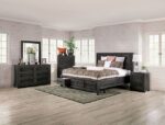 Charcoal OAKRIDGE BED EM7074DG By Furniture of America 14