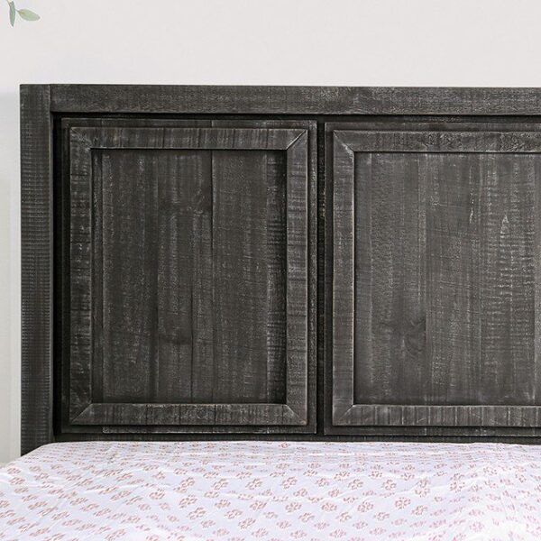 Charcoal OAKRIDGE BED EM7074DG By Furniture of America 10