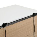 White/Metallic Gray Birsfelden Bed FOA7225WH-DR By Furniture of America 13