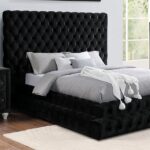 Black Stefania Bed CM7227BK By Furniture of America 11