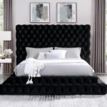 Black Stefania Bed CM7227BK By Furniture of America 13