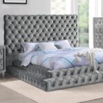 Gray STEFANIA BED CM7227GY By Furniture of America 12