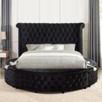 Black Sansom Bed CM7178BK By Furniture of America 13
