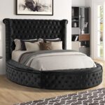 Black Sansom Bed CM7178BK By Furniture of America 14