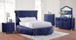 Blue Sansom Bed CM7178BL By Furniture of America 14