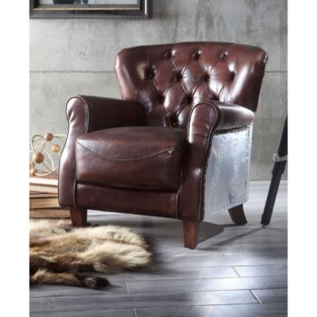 Brown Brancaster Accent Chair 59830 by ACME