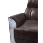 Espresso Leather Brancaster Accent Chair 59715 by ACME 17