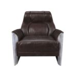 Espresso Leather Brancaster Accent Chair 59715 by ACME 20