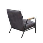 Gray Leather Nignu Accent Chair 59950 by ACME 19