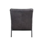 Gray Leather Nignu Accent Chair 59950 by ACME 20