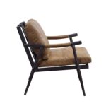 Chestnut Leather Anzan Accent Chair 59949 by ACME Accent Chairs Mobilia Cleopatra 20 Chestnut Leather Anzan Accent Chair 59949 by ACME 20