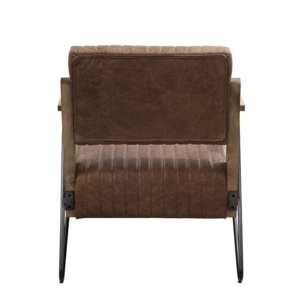 Cocoa Leather Eacnlz Accent Chair 59947 by ACME 14