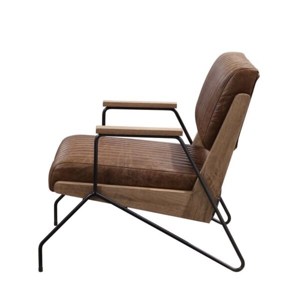 Cocoa Leather Eacnlz Accent Chair 59947 by ACME 16