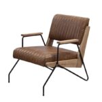 Cocoa Leather Eacnlz Accent Chair 59947 by ACME 25