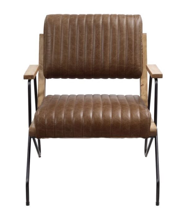Cocoa Leather Eacnlz Accent Chair 59947 by ACME 18