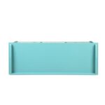 Rattan & Teal Flavius Bench W/Storage 96761 by ACME Benches and Ottomans Mobilia Cleopatra 16 Rattan & Teal Flavius Bench W/Storage 96761 by ACME 16