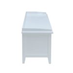White Flavius Bench With 3 Drawers by ACME Benches and Ottomans Mobilia Cleopatra 20 White Flavius Bench With 3 Drawers by ACME 20