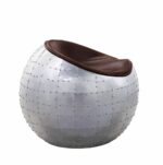 Brown Leather Brancaster Ottoman 59836 by ACME Benches and Ottomans Mobilia Cleopatra 15 Brown Leather Brancaster Ottoman 59836 by ACME 15