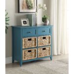 Teal Flavius Console Cabinet 97418 by ACME 15