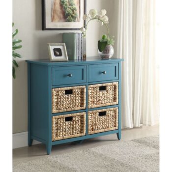 Teal Flavius Console Cabinet 97418 by ACME