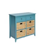 Teal Flavius Console Cabinet 97418 by ACME 16