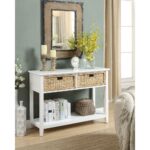 Flavius Accent Table With 2 Drawers by ACME Accent Console Tables Mobilia Cleopatra 17 Flavius Accent Table With 2 Drawers by ACME 17