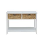 Flavius Accent Table With 2 Drawers by ACME Accent Console Tables Mobilia Cleopatra 18 Flavius Accent Table With 2 Drawers by ACME 18