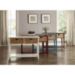 Flavius Accent Table With 2 Drawers by ACME Accent Console Tables Mobilia Cleopatra 23 Flavius Accent Table With 2 Drawers by ACME 23