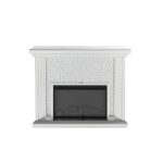 Nysa Fireplace in Mirrored & Faux Crystals by ACME Accent Furniture Mobilia Cleopatra 23 Nysa Fireplace in Mirrored & Faux Crystals by ACME 23