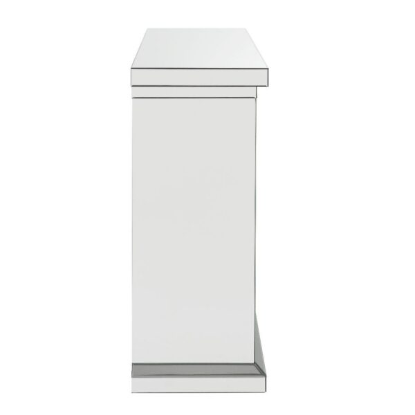 Nysa Fireplace in Mirrored & Faux Crystals by ACME - Image 4