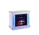Noralie Mirrored Electric Fireplace With LED by ACME 10