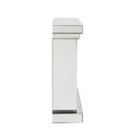 Rectangular Noralie Fireplace With Mirrored Base by ACME 16