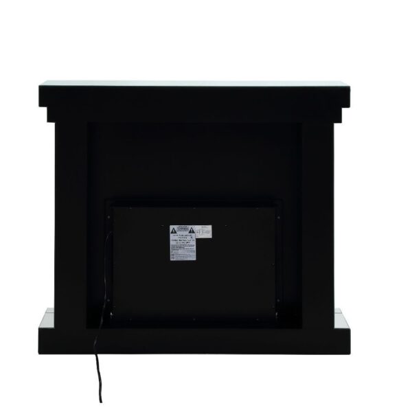 Rectangular Noralie Fireplace With Mirrored Base by ACME - Image 5