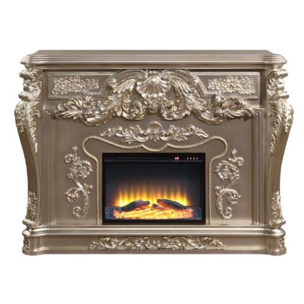 Silver Sorina Fireplace AC01619 by ACME - Image 3
