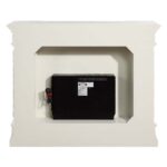 Antique White Finish Zabrina Fireplace AC01617 by ACME 17