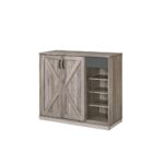 Rustic Gray Oak Toski Shoe Cabinet 97775 by ACME 12