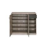 Rustic Gray Oak Toski Shoe Cabinet 97775 by ACME 13