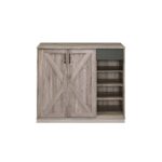 Rustic Gray Oak Toski Shoe Cabinet 97775 by ACME 14
