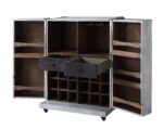 Aluminum Brancaster Wine Cabinet 97802 by ACME 10