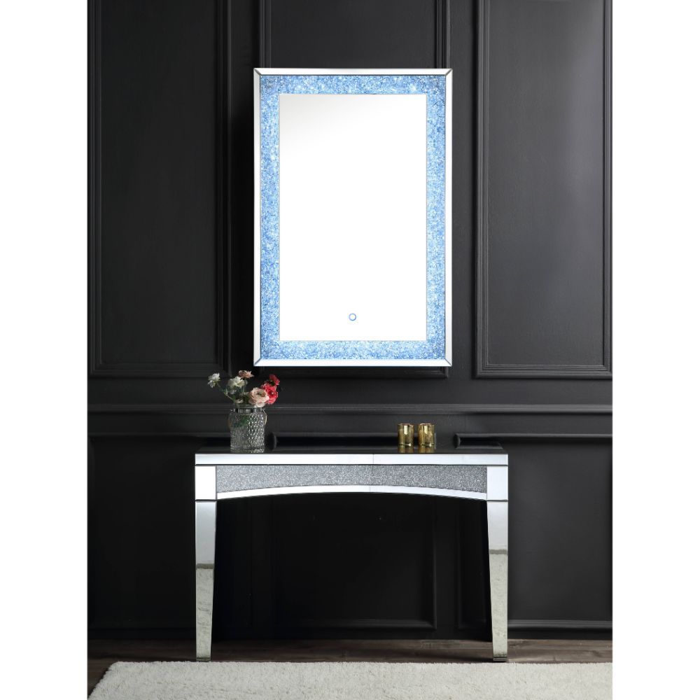 Rectangular Noralie Wall Decor With LED by ACME
