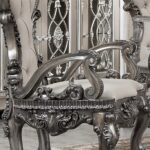 Silver Grey Brown Arm Chair HD-13012-GR By Homey Design 15