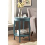 Teal Aberta Accent Table 82790 by ACME 11