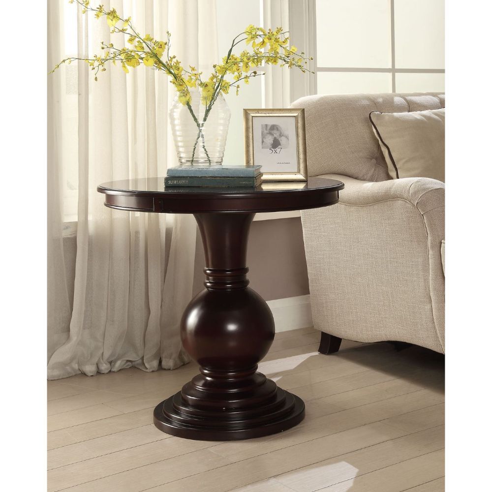 Espresso Alyx Accent Table by ACME